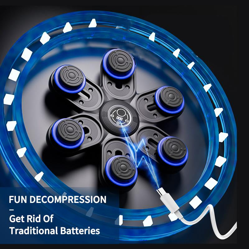 2026 Bluetooth Music Boxing Wall Machine for Adults & Kids with 3 Distance, 9 Modes & 9 Speed Settings Large Size Smart Wall-Mounted Electronic Trainer for Home Gym Fitness Training